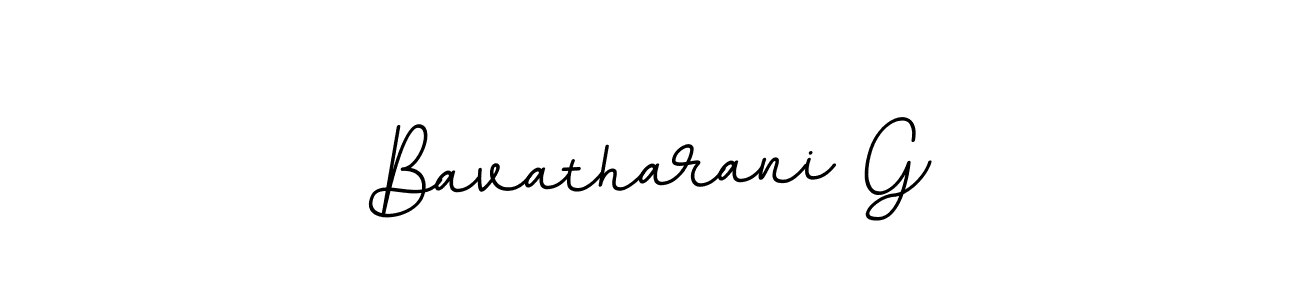 Bavatharani G stylish signature style. Best Handwritten Sign (BallpointsItalic-DORy9) for my name. Handwritten Signature Collection Ideas for my name Bavatharani G. Bavatharani G signature style 11 images and pictures png