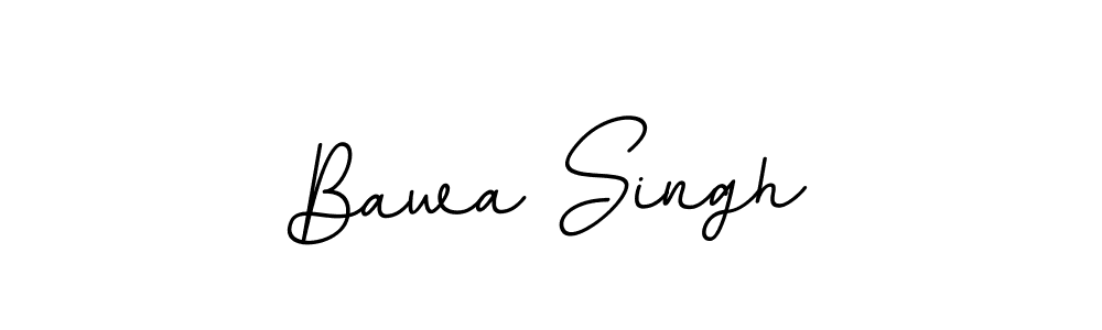 Design your own signature with our free online signature maker. With this signature software, you can create a handwritten (BallpointsItalic-DORy9) signature for name Bawa Singh. Bawa Singh signature style 11 images and pictures png