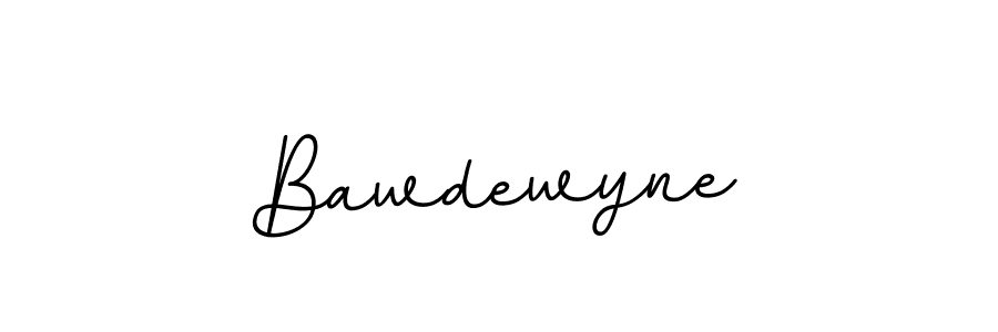 How to make Bawdewyne name signature. Use BallpointsItalic-DORy9 style for creating short signs online. This is the latest handwritten sign. Bawdewyne signature style 11 images and pictures png