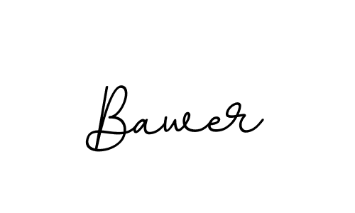 Use a signature maker to create a handwritten signature online. With this signature software, you can design (BallpointsItalic-DORy9) your own signature for name Bawer. Bawer signature style 11 images and pictures png