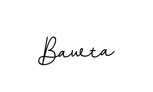 Design your own signature with our free online signature maker. With this signature software, you can create a handwritten (BallpointsItalic-DORy9) signature for name Bawta. Bawta signature style 11 images and pictures png