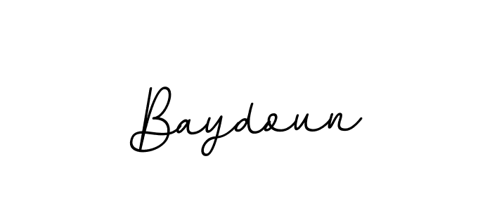 The best way (BallpointsItalic-DORy9) to make a short signature is to pick only two or three words in your name. The name Baydoun include a total of six letters. For converting this name. Baydoun signature style 11 images and pictures png