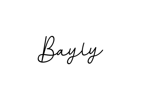 You should practise on your own different ways (BallpointsItalic-DORy9) to write your name (Bayly) in signature. don't let someone else do it for you. Bayly signature style 11 images and pictures png