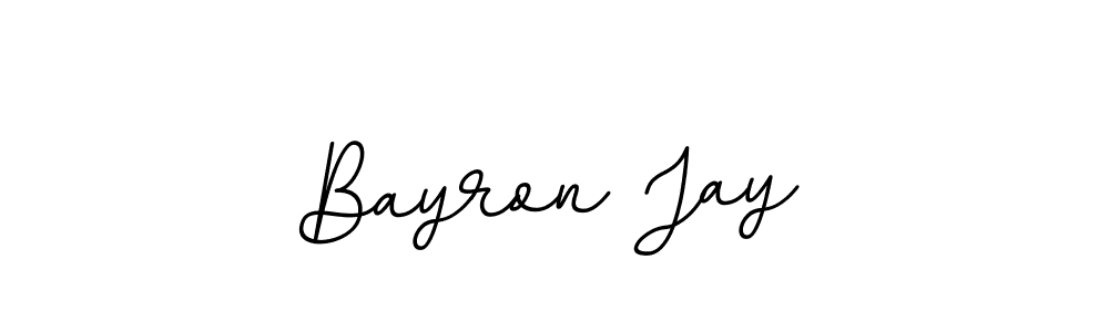 You should practise on your own different ways (BallpointsItalic-DORy9) to write your name (Bayron Jay) in signature. don't let someone else do it for you. Bayron Jay signature style 11 images and pictures png