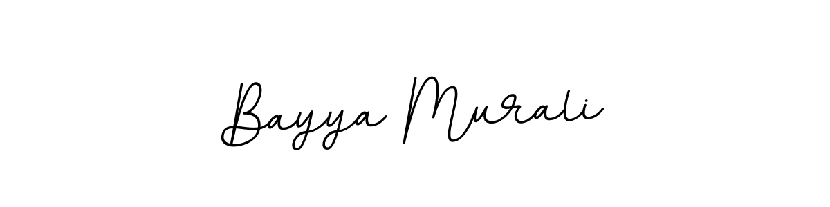 Make a beautiful signature design for name Bayya Murali. Use this online signature maker to create a handwritten signature for free. Bayya Murali signature style 11 images and pictures png