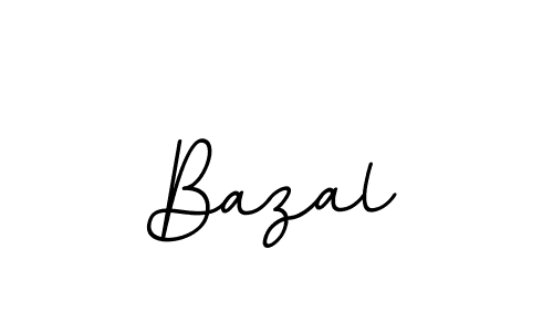 Design your own signature with our free online signature maker. With this signature software, you can create a handwritten (BallpointsItalic-DORy9) signature for name Bazal. Bazal signature style 11 images and pictures png