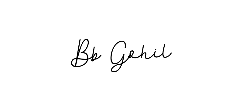 It looks lik you need a new signature style for name Bb Gohil. Design unique handwritten (BallpointsItalic-DORy9) signature with our free signature maker in just a few clicks. Bb Gohil signature style 11 images and pictures png