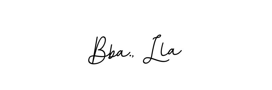 Bba., Lla stylish signature style. Best Handwritten Sign (BallpointsItalic-DORy9) for my name. Handwritten Signature Collection Ideas for my name Bba., Lla. Bba., Lla signature style 11 images and pictures png