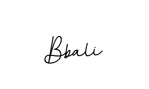 The best way (BallpointsItalic-DORy9) to make a short signature is to pick only two or three words in your name. The name Bbali include a total of six letters. For converting this name. Bbali signature style 11 images and pictures png