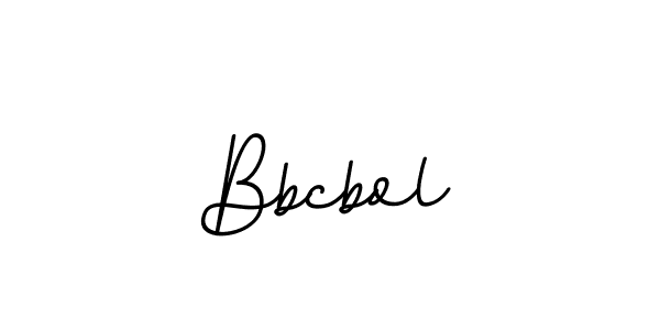 Use a signature maker to create a handwritten signature online. With this signature software, you can design (BallpointsItalic-DORy9) your own signature for name Bbcbol. Bbcbol signature style 11 images and pictures png