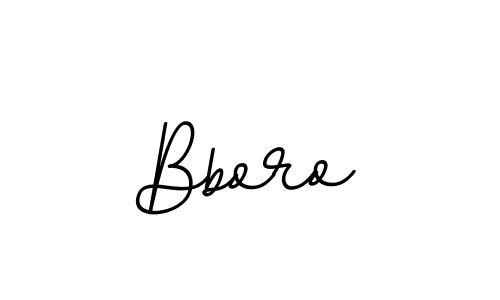 Design your own signature with our free online signature maker. With this signature software, you can create a handwritten (BallpointsItalic-DORy9) signature for name Bboro. Bboro signature style 11 images and pictures png