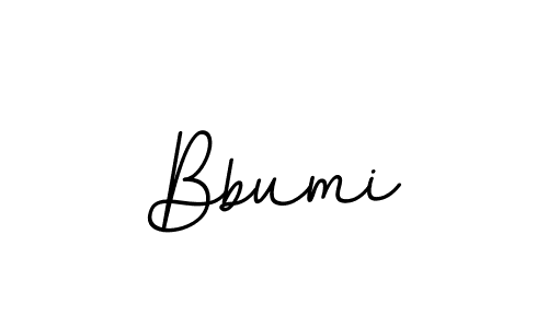 Make a beautiful signature design for name Bbumi. With this signature (BallpointsItalic-DORy9) style, you can create a handwritten signature for free. Bbumi signature style 11 images and pictures png