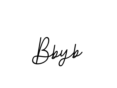 Use a signature maker to create a handwritten signature online. With this signature software, you can design (BallpointsItalic-DORy9) your own signature for name Bbyb. Bbyb signature style 11 images and pictures png