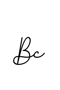 Design your own signature with our free online signature maker. With this signature software, you can create a handwritten (BallpointsItalic-DORy9) signature for name Bc. Bc signature style 11 images and pictures png