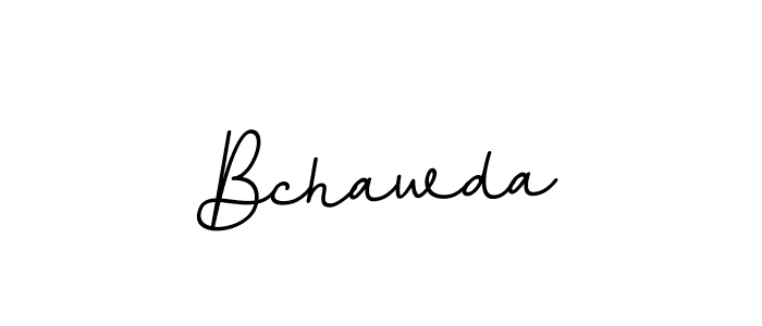 How to make Bchawda name signature. Use BallpointsItalic-DORy9 style for creating short signs online. This is the latest handwritten sign. Bchawda signature style 11 images and pictures png