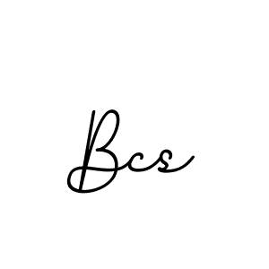 You should practise on your own different ways (BallpointsItalic-DORy9) to write your name (Bcs) in signature. don't let someone else do it for you. Bcs signature style 11 images and pictures png