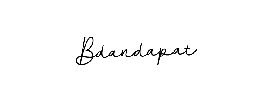 Create a beautiful signature design for name Bdandapat. With this signature (BallpointsItalic-DORy9) fonts, you can make a handwritten signature for free. Bdandapat signature style 11 images and pictures png