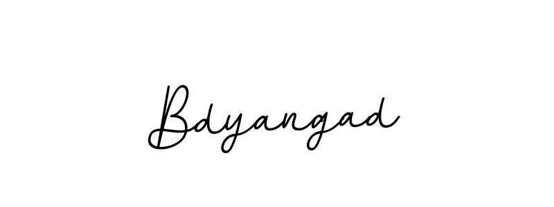 Make a beautiful signature design for name Bdyangad. Use this online signature maker to create a handwritten signature for free. Bdyangad signature style 11 images and pictures png