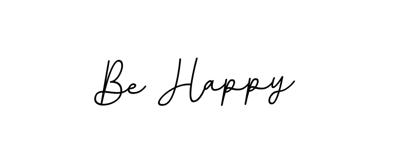 Make a beautiful signature design for name Be Happy. With this signature (BallpointsItalic-DORy9) style, you can create a handwritten signature for free. Be Happy signature style 11 images and pictures png