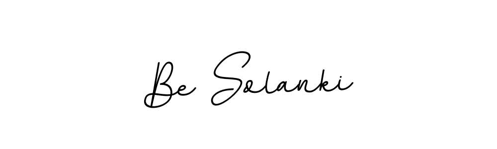 Use a signature maker to create a handwritten signature online. With this signature software, you can design (BallpointsItalic-DORy9) your own signature for name Be Solanki. Be Solanki signature style 11 images and pictures png