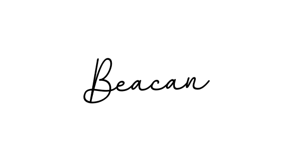 BallpointsItalic-DORy9 is a professional signature style that is perfect for those who want to add a touch of class to their signature. It is also a great choice for those who want to make their signature more unique. Get Beacan name to fancy signature for free. Beacan signature style 11 images and pictures png