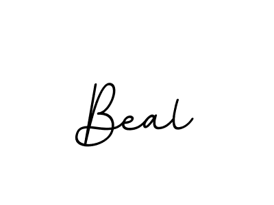 How to make Beal name signature. Use BallpointsItalic-DORy9 style for creating short signs online. This is the latest handwritten sign. Beal signature style 11 images and pictures png