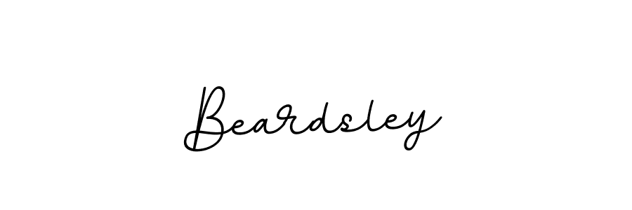 You should practise on your own different ways (BallpointsItalic-DORy9) to write your name (Beardsley) in signature. don't let someone else do it for you. Beardsley signature style 11 images and pictures png