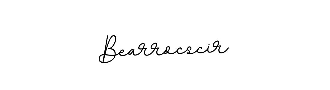 Bearrocscir stylish signature style. Best Handwritten Sign (BallpointsItalic-DORy9) for my name. Handwritten Signature Collection Ideas for my name Bearrocscir. Bearrocscir signature style 11 images and pictures png