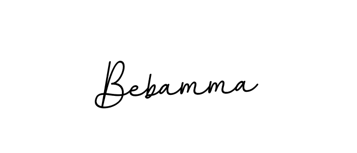 Bebamma stylish signature style. Best Handwritten Sign (BallpointsItalic-DORy9) for my name. Handwritten Signature Collection Ideas for my name Bebamma. Bebamma signature style 11 images and pictures png