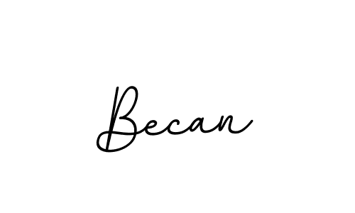 Make a beautiful signature design for name Becan. Use this online signature maker to create a handwritten signature for free. Becan signature style 11 images and pictures png