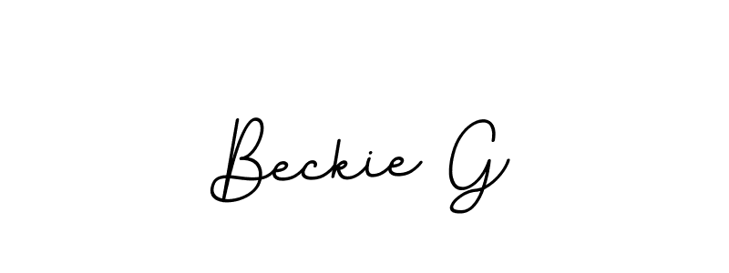 How to Draw Beckie G signature style? BallpointsItalic-DORy9 is a latest design signature styles for name Beckie G. Beckie G signature style 11 images and pictures png