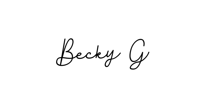 BallpointsItalic-DORy9 is a professional signature style that is perfect for those who want to add a touch of class to their signature. It is also a great choice for those who want to make their signature more unique. Get Becky G name to fancy signature for free. Becky G signature style 11 images and pictures png