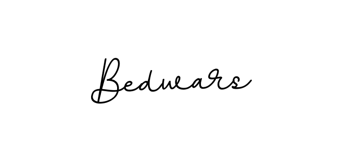 Design your own signature with our free online signature maker. With this signature software, you can create a handwritten (BallpointsItalic-DORy9) signature for name Bedwars. Bedwars signature style 11 images and pictures png