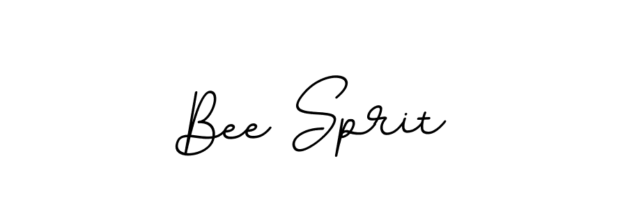 Design your own signature with our free online signature maker. With this signature software, you can create a handwritten (BallpointsItalic-DORy9) signature for name Bee Sprit. Bee Sprit signature style 11 images and pictures png