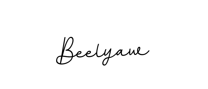 Beelyaw stylish signature style. Best Handwritten Sign (BallpointsItalic-DORy9) for my name. Handwritten Signature Collection Ideas for my name Beelyaw. Beelyaw signature style 11 images and pictures png
