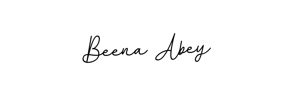 Create a beautiful signature design for name Beena Abey. With this signature (BallpointsItalic-DORy9) fonts, you can make a handwritten signature for free. Beena Abey signature style 11 images and pictures png