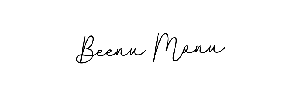 Make a beautiful signature design for name Beenu Monu. With this signature (BallpointsItalic-DORy9) style, you can create a handwritten signature for free. Beenu Monu signature style 11 images and pictures png