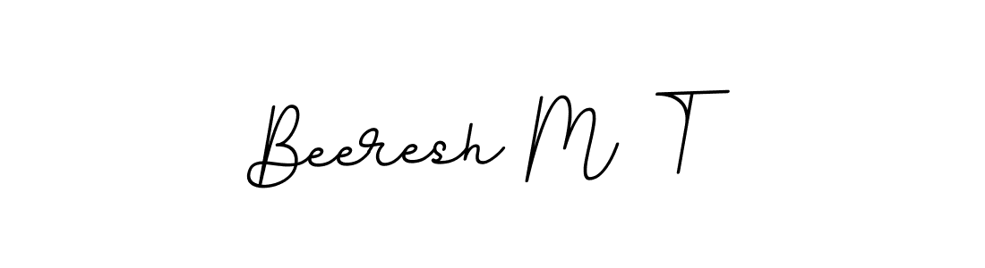 It looks lik you need a new signature style for name Beeresh M T. Design unique handwritten (BallpointsItalic-DORy9) signature with our free signature maker in just a few clicks. Beeresh M T signature style 11 images and pictures png