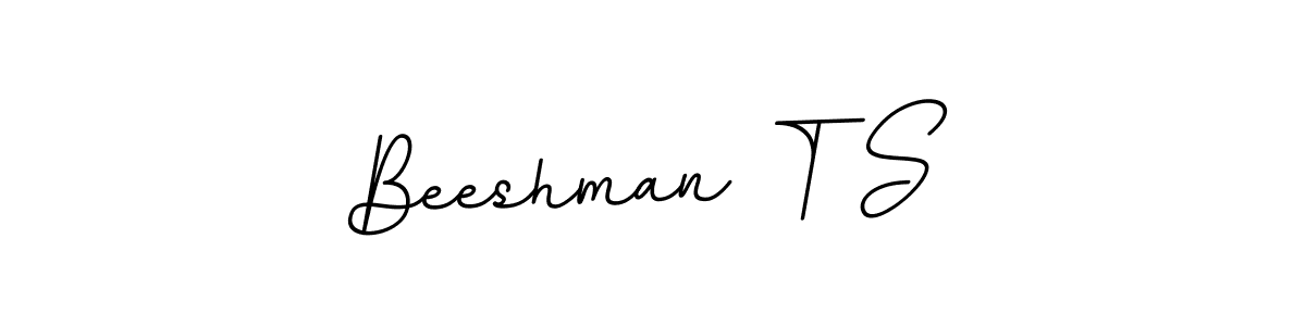 BallpointsItalic-DORy9 is a professional signature style that is perfect for those who want to add a touch of class to their signature. It is also a great choice for those who want to make their signature more unique. Get Beeshman T S name to fancy signature for free. Beeshman T S signature style 11 images and pictures png