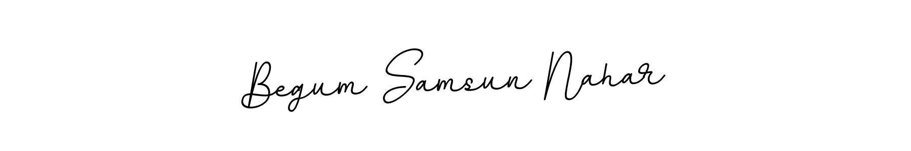 Begum Samsun Nahar stylish signature style. Best Handwritten Sign (BallpointsItalic-DORy9) for my name. Handwritten Signature Collection Ideas for my name Begum Samsun Nahar. Begum Samsun Nahar signature style 11 images and pictures png