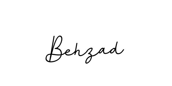 Design your own signature with our free online signature maker. With this signature software, you can create a handwritten (BallpointsItalic-DORy9) signature for name Behzad. Behzad signature style 11 images and pictures png