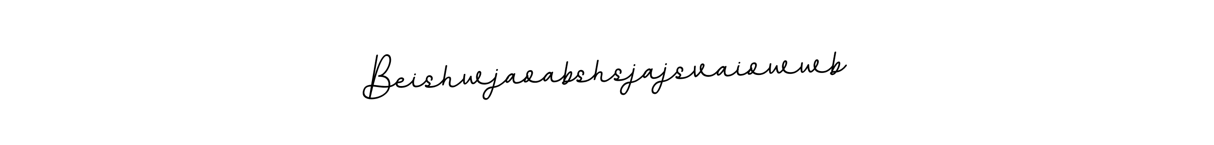 Create a beautiful signature design for name Beishwjaoabshsjajsvaiowwb. With this signature (BallpointsItalic-DORy9) fonts, you can make a handwritten signature for free. Beishwjaoabshsjajsvaiowwb signature style 11 images and pictures png