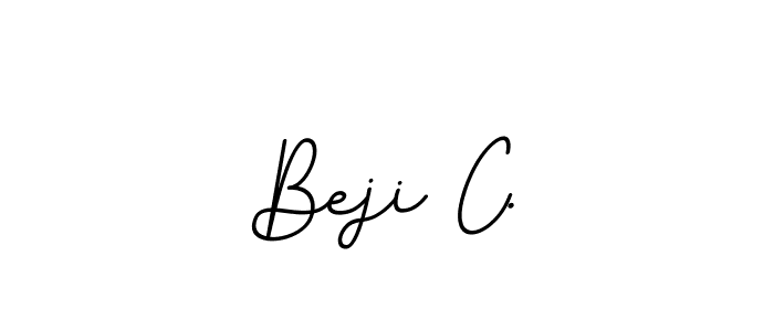 How to Draw Beji C. signature style? BallpointsItalic-DORy9 is a latest design signature styles for name Beji C.. Beji C. signature style 11 images and pictures png