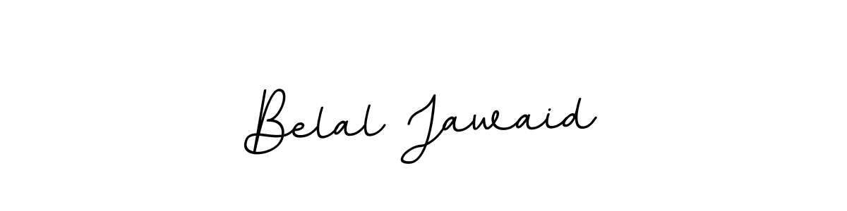 How to make Belal Jawaid name signature. Use BallpointsItalic-DORy9 style for creating short signs online. This is the latest handwritten sign. Belal Jawaid signature style 11 images and pictures png