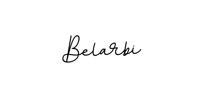 Make a beautiful signature design for name Belarbi. With this signature (BallpointsItalic-DORy9) style, you can create a handwritten signature for free. Belarbi signature style 11 images and pictures png