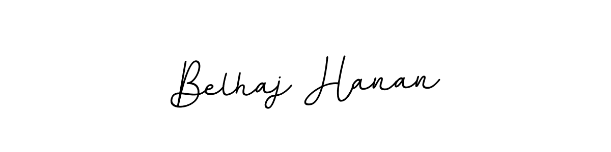 It looks lik you need a new signature style for name Belhaj Hanan. Design unique handwritten (BallpointsItalic-DORy9) signature with our free signature maker in just a few clicks. Belhaj Hanan signature style 11 images and pictures png
