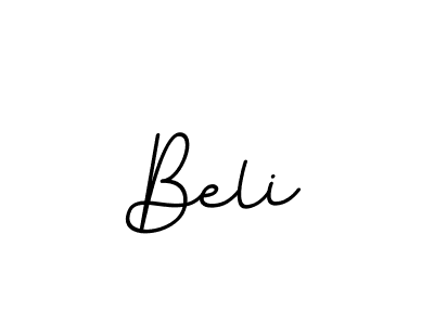 Use a signature maker to create a handwritten signature online. With this signature software, you can design (BallpointsItalic-DORy9) your own signature for name Beli. Beli signature style 11 images and pictures png