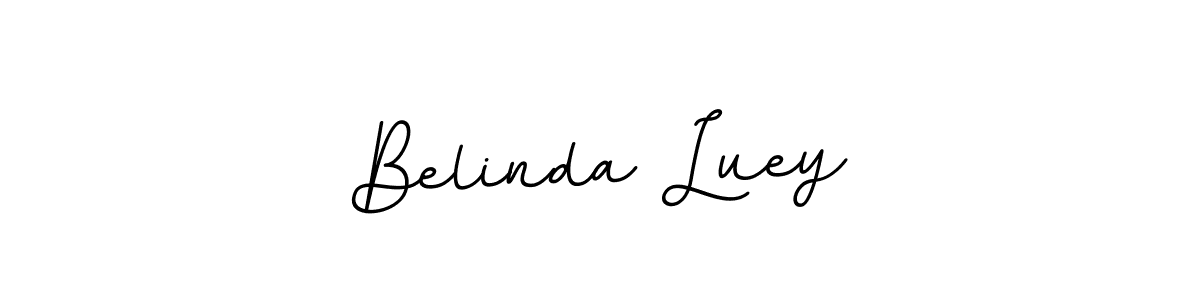 The best way (BallpointsItalic-DORy9) to make a short signature is to pick only two or three words in your name. The name Belinda Luey include a total of six letters. For converting this name. Belinda Luey signature style 11 images and pictures png