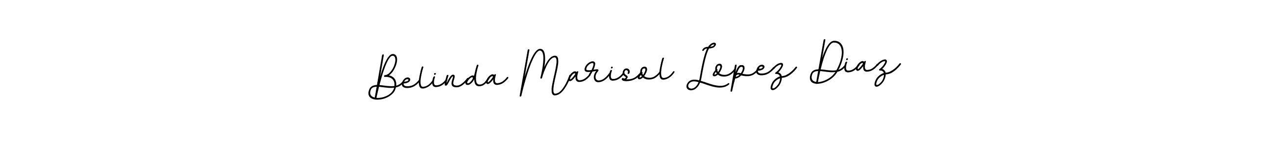 if you are searching for the best signature style for your name Belinda Marisol Lopez Diaz. so please give up your signature search. here we have designed multiple signature styles  using BallpointsItalic-DORy9. Belinda Marisol Lopez Diaz signature style 11 images and pictures png