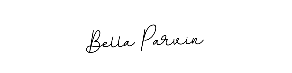 Bella Parvin stylish signature style. Best Handwritten Sign (BallpointsItalic-DORy9) for my name. Handwritten Signature Collection Ideas for my name Bella Parvin. Bella Parvin signature style 11 images and pictures png